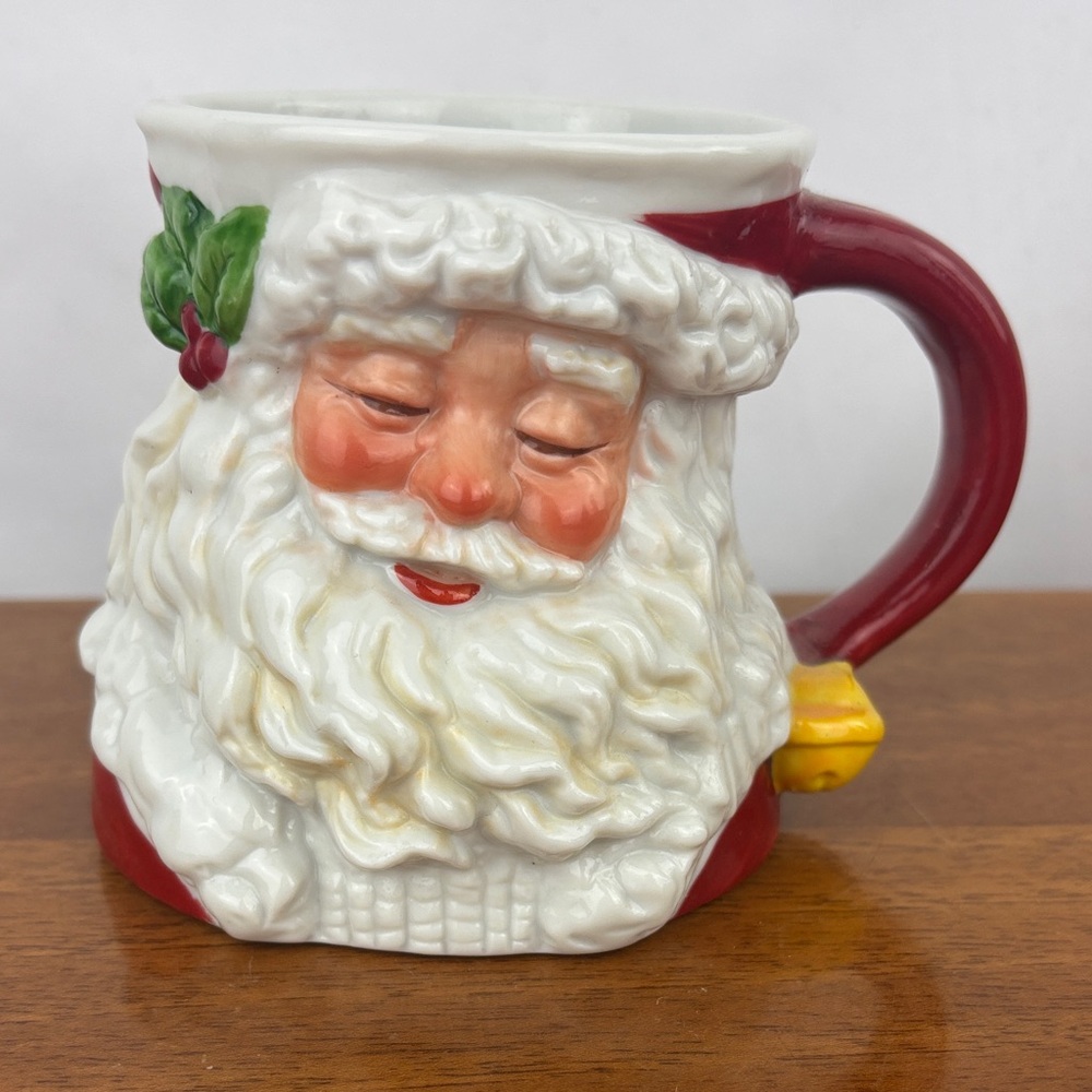 Vintage 1991 possible dreams Santa Clause face mug